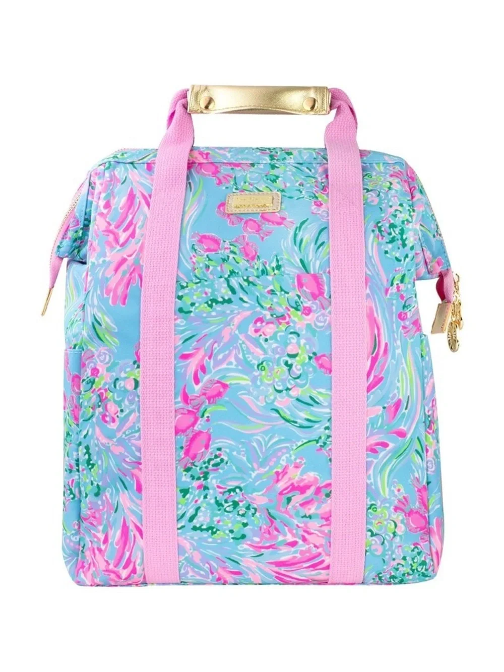 Lilly Pulitzer | Backpack Beach Cooler Pool Best Fishies Shoulder Strap Pink